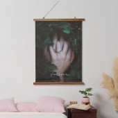 Uw Afbeelding voor de bruidbruidfoto van Elegant Hangend Wandkleed (Slaapkamer)