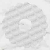 Uw Afbeelding Wijnglaslabel (Voorkant)