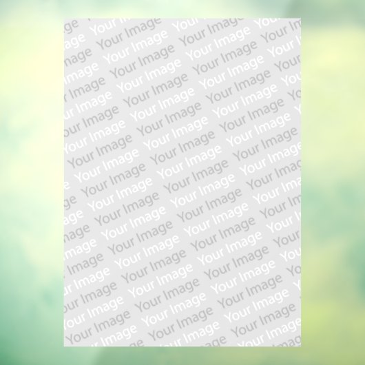 Uw Afbeelding Windows Cling Raamsticker (Vel 3)