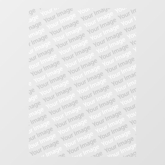 Uw Afbeelding Windows Cling Raamsticker (Vel)