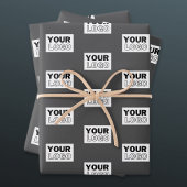 Uw afbeeldingsontwerp of bedrijfslogo getegeld | G Inpakpapier Vel