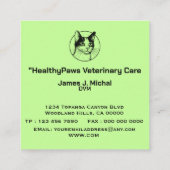 Uw afspraak voor staart-kwispelende momenten afsprakenkaartje (Achterkant)