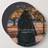 Uw Afstuderen Fotoklasse van Ronde Button 6,0 Cm (Voorkant /achterkant)