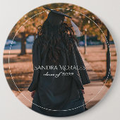 Uw Afstuderen Fotoklasse van Ronde Button 6,0 Cm (Voorkant)