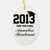 Uw Afstuderen maken - Zie Terug - SRF Keramisch Ornament (Achterkant)