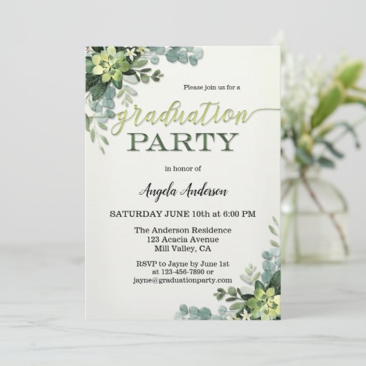 Uw Afstuderen van het Manuscript van Greenery van Kaart (Staand voorkant)