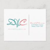 Uw agenda markeren Het Briefkaart Datum opslaan (Achterkant)