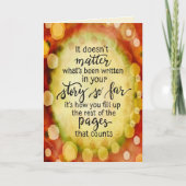 Uw artikel Quote Abstract Afstuderen Kaart (Voorkant)