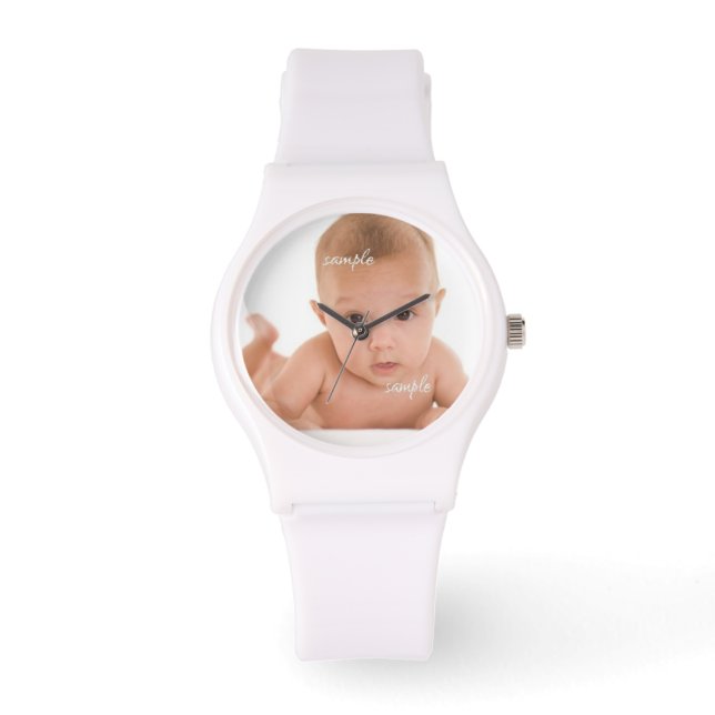 Uw Baby foto Horloge (Voorkant)