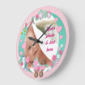 Uw Baby fotoklok Grote Klok (Hoek)