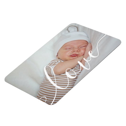 Uw Baby fotoscript liefdesaankondiging Magneet (Linkerzijde)