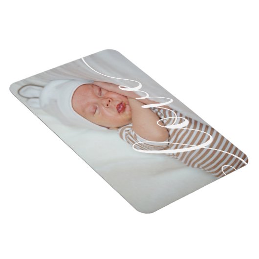 Uw Baby fotoscript liefdesaankondiging Magneet (Rechterzijde)