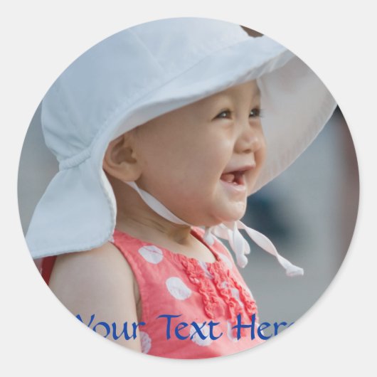 Uw Baby op een Sticker (Voorkant)