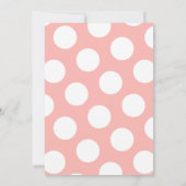 Uw Baby shower Kleur en Witte puntkomma Kaart (Achterkant)