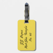 UW BAG-LABEL AANPASSEN BAGAGELABEL (Achterkant verticaal)