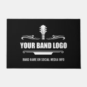 Uw band Logo - Kies uw achtergrondkleur Deurmat (Voorkant)