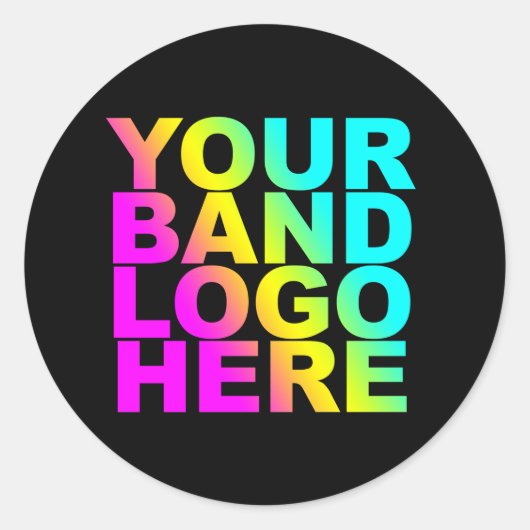 UW BAND-LOGO STICKERS (Voorkant)