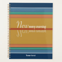 Uw barmhartigheden zijn elke morgen nieuw planner