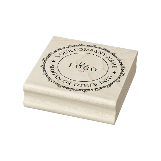 Uw Bedrijf Bedrijf Logo Aangepaste Rubber Stamp Rubberstempel (Stempel)