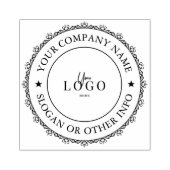Uw Bedrijf Bedrijf Logo Aangepaste Rubber Stamp Rubberstempel (Afrduk)