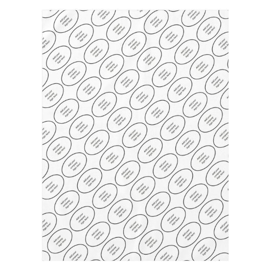 Uw bedrijf dat de Naam van de Naam van de Aangepas Tafelkleed (Voorkant)