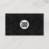 Uw bedrijf Logo aangepaste achtergrond Afbeeldinge Visitekaartje (Achterkant)