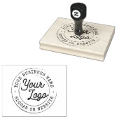 Uw bedrijf Logo Aangepaste grote  typemachine Rubberstempel (Gestempeld)