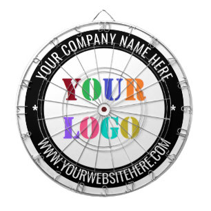 Uw bedrijf Logo aangepaste tekst dart board Sjablo Dartbord