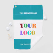 Uw Bedrijf Logo Aangepaste Tekst en Kleur Golfhand Golfhanddoek (Insitu)