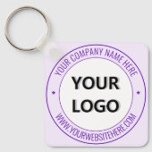 Uw bedrijf Logo aangepaste tekst Sleutelhanger Sja (Voorkant)