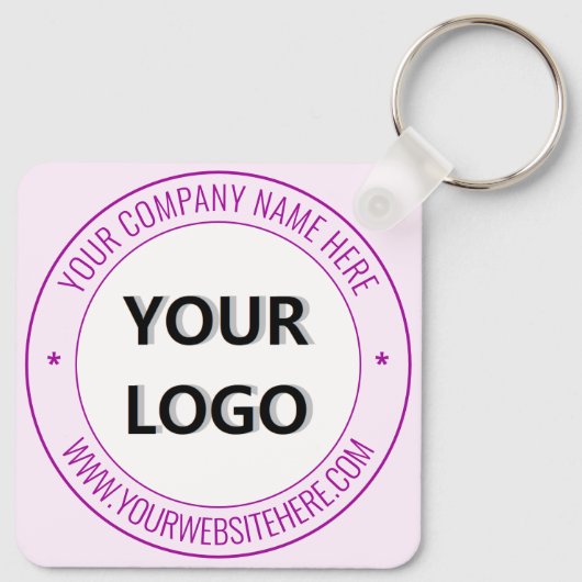 Uw bedrijf Logo aangepaste tekst Sleutelhanger Sja (Achterkant)