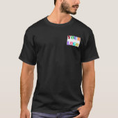 Uw bedrijf Logo aangepaste tekst T-shirt Sjabloon (Voorkant)