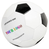 Uw bedrijf Logo aangepaste tekst Voetbal Sjabloon (Drie kwart)