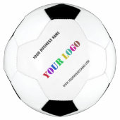 Uw bedrijf Logo aangepaste tekst Voetbal Sjabloon (Voorkant)