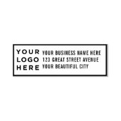 Uw bedrijf Logo Adres Rubberstempel Zelfinkt Zelfinktende Stempel (Design)