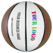 Uw bedrijf Logo Basketbal Voorbeeld aangepaste tek (Verticaal)