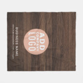 Uw bedrijf Logo Bedrijf Promotionele swag Fleece Deken (Voorkant (Horizontaal))