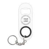 Uw Bedrijf Logo Bedrijf Sleutelhanger Flesopener Mini Flessenopener (Voorkant)