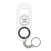 Uw Bedrijf Logo Bedrijf Sleutelhanger Flesopener Mini Flessenopener (Achterkant)