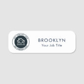 Uw bedrijf Logo Bedrijfsmedewerkers Aangepast Naamplaatje (Voorkant)