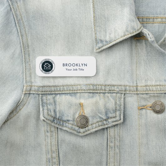 Uw bedrijf Logo Bedrijfsmedewerkers Aangepast Naamplaatje (In situ)