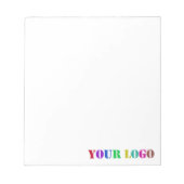 Uw bedrijf Logo Business Promotie Notitieblok (Voorkant)