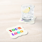 Uw Bedrijf Logo Business Promotie Papier Onderzett Kartonnen Onderzetters (Insitu)