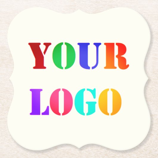 Uw Bedrijf Logo Business Promotie Papier Onderzett Kartonnen Onderzetters (Voorkant)