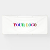 Uw bedrijf Logo Business Promotiebanner Spandoek (Horizontaal)