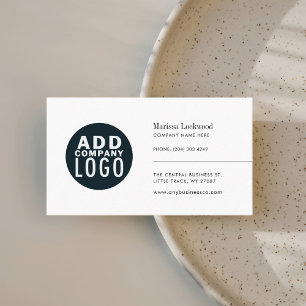Uw bedrijf Logo Corporate Minimalist Visitekaartje