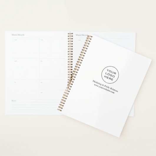Uw bedrijf Logo Custom Business Planner (Display)