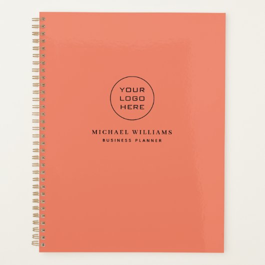Uw bedrijf Logo Custom Business Planner (Voorkant)