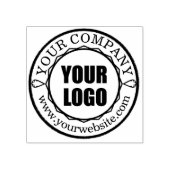 uw bedrijf logo custom Rubber Ink Stamp Rubberstempel (Afrduk)