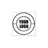 uw bedrijf logo custom Rubber Ink Stamp Rubberstempel (Afrduk)